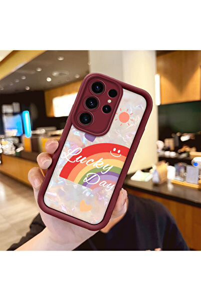 Hontinga حافظة هاتف ملونة من السيليكون متوافقة مع هاتف سامسونج جالاكسي S23 ال...