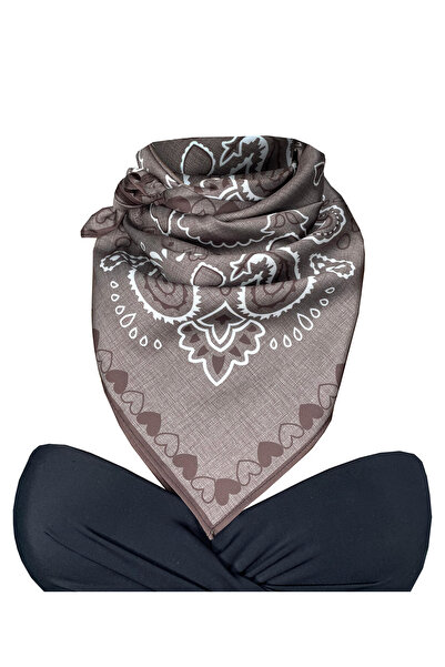 Bolder Scarf Classic Brown Bandana Scarf 70*70 cm