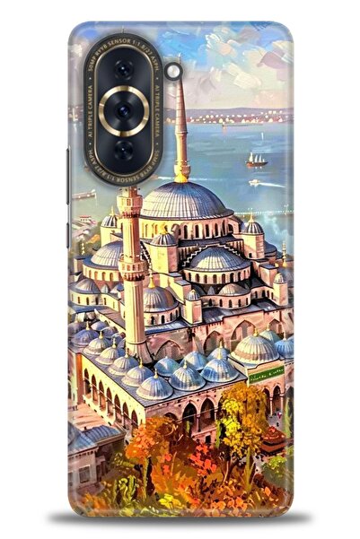 Rulet Aksesuar غطاء متوافق مع هاتف هواوي نوفا 10 HD مطبوع - غطاء سيليكون مصمم...