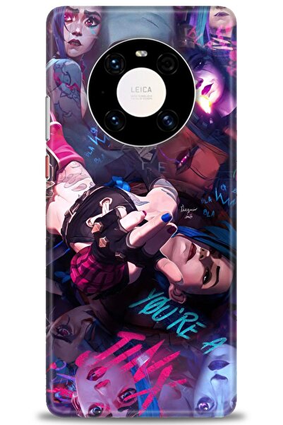 Rulet Aksesuar غطاء متوافق مع هاتف هواوي ميت 40 برو HD مطبوع - غطاء سيليكون م...