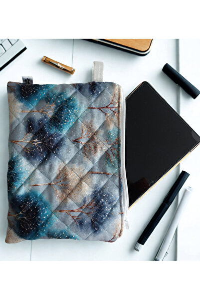 ADUŞKA حقيبة تابلت مبطنة للمنزل (29 سم × 22 سم) (نمط رجل الثلج)