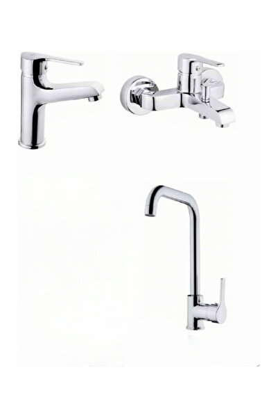 Tema Sigma Faucet Set (Bathroom, Sink and Short Sink Faucet)