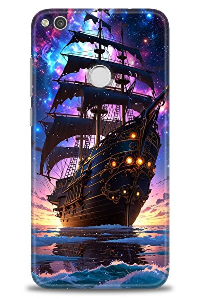 Rulet Aksesuar غطاء متوافق مع هاتف هواوي P9 لايت 2017 HD مطبوع - غطاء سيليكون...