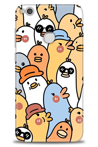 Rulet Aksesuar غطاء متوافق مع هاتف هواوي P9 لايت 2017 HD مطبوع - غطاء سيليكون...