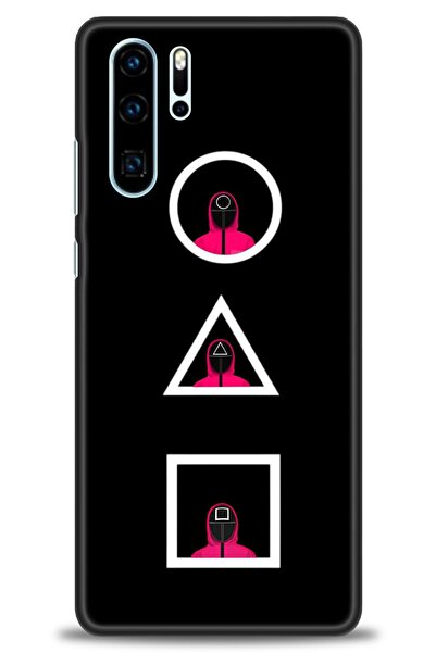 Rulet Aksesuar غطاء متوافق مع هاتف هواوي P30 Pro HD مطبوع - غطاء سيليكون بتصم...