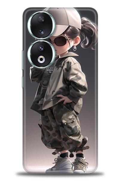 Rulet Aksesuar غطاء متوافق مع هاتف هواوي هونر مطبوع HD - غطاء سيليكون مصمم - 254