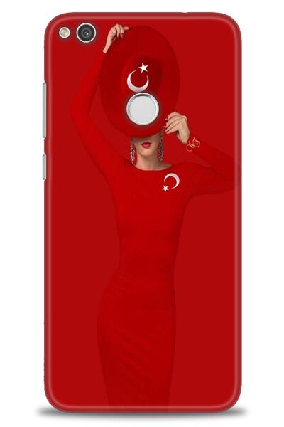 Rulet Aksesuar حافظة متوافقة مع هاتف هواوي P9 لايت 2017 HD مطبوع + واقي شاشة ...