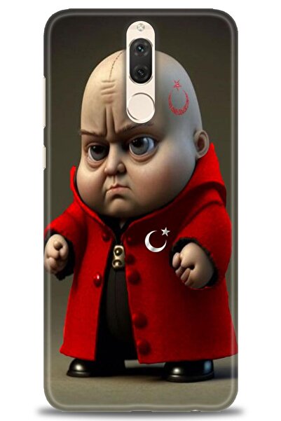 Rulet Aksesuar غطاء متوافق مع هاتف هواوي ميت 10 لايت HD مطبوع - غطاء سيليكون ...