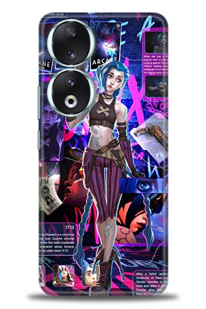 Rulet Aksesuar غطاء متوافق مع هاتف هواوي هونر مطبوع HD - غطاء سيليكون مصمم - 277