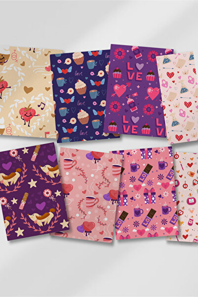 tinystoriestr مجموعة ملصقات سكرابوك 18 قطعة كبيرة / 6 قطع صغيرة - يمكن استخدا...