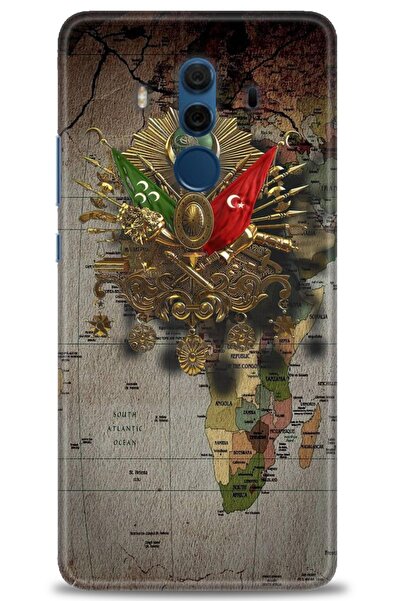 Rulet Aksesuar غطاء متوافق مع هاتف هواوي ميت 10 برو HD مطبوع - غطاء سيليكون م...