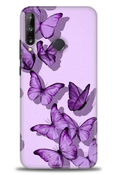 Rulet Aksesuar غطاء متوافق مع هاتف هواوي P40 Lite E HD مطبوع - غطاء سيليكون ب...