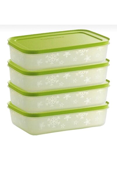 Tupperware Alaska Storage Container /1Lt-Set of 4/Green