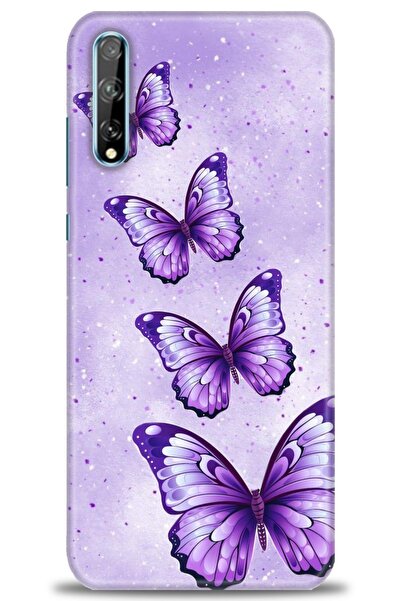 Rulet Aksesuar حافظة متوافقة مع هاتف هواوي بي سمارت إس + واقي شاشة سيراميك غي...