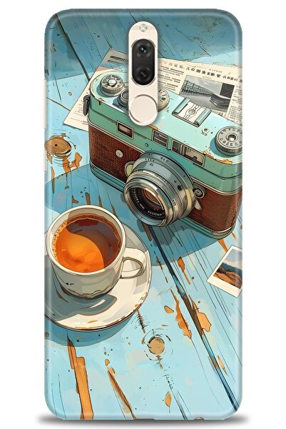 Rulet Aksesuar غطاء متوافق مع هاتف هواوي ميت 10 لايت HD مطبوع - غطاء سيليكون ...