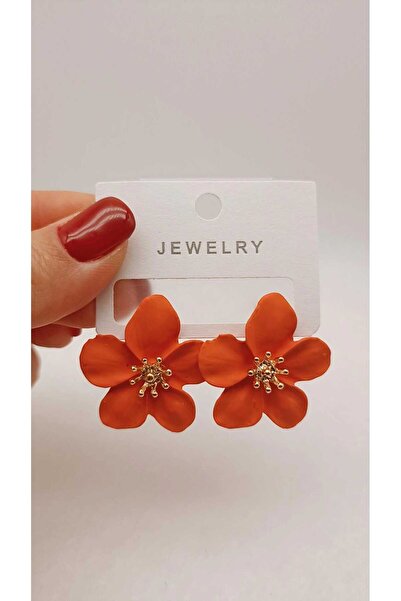 TLSMACCESORIES ÇİÇEK KÜPE BEYAZ