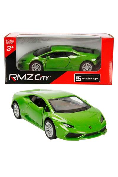 RMZ City سيارة لامبورغيني مصبوبة بمقياس 1:32 - طراز هوراكان كوبيه باللون الأخضر