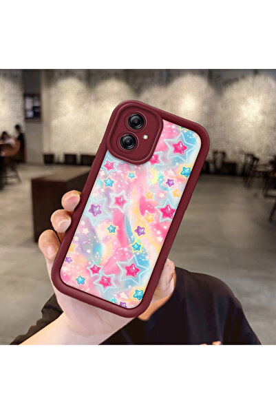 Hontinga حافظة هاتف ملونة من مادة السيليكون المتوافقة مع هاتف سامسونج جالاكسي...