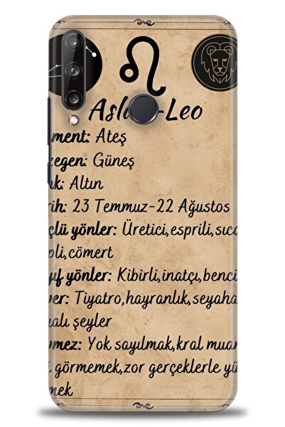 Rulet Aksesuar غطاء متوافق مع هاتف هواوي P40 Lite E HD مطبوع - غطاء سيليكون م...