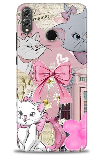 Rulet Aksesuar غطاء متوافق مع هاتف هواوي هونر 8X HD مطبوع - غطاء سيليكون مصمم...