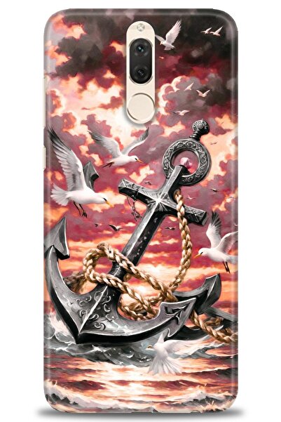 Rulet Aksesuar غطاء متوافق مع هاتف هواوي ميت 10 لايت HD مطبوع - غطاء سيليكون ...