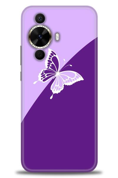 Rulet Aksesuar غطاء متوافق مع هاتف هواوي نوفا 12S HD مطبوع - غطاء سيليكون مصم...