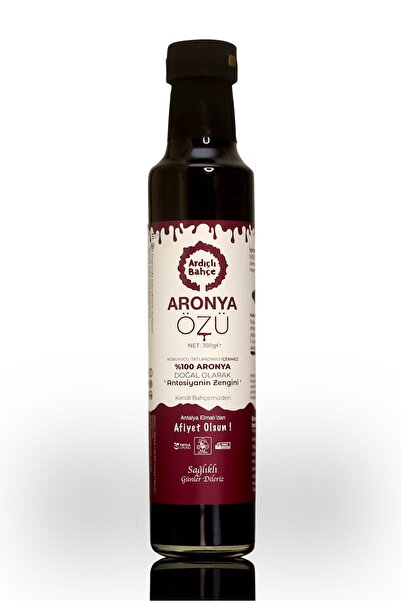 Ardıçlı Bahçe %100 Aronya Özü 350 gr