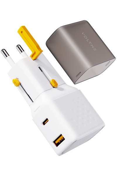 VOLTME F4028 V35 Seyahat Şarj Adaptörü – Beyaz
