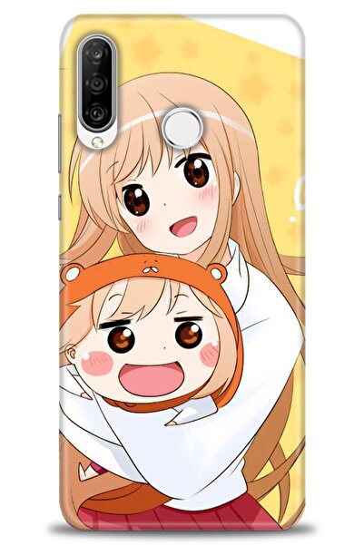 Rulet Aksesuar غطاء متوافق مع هاتف هواوي P30 لايت HD مطبوع - غطاء سيليكون بتص...