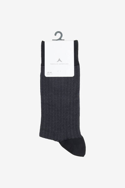 ALTINYILDIZ CLASSICS Șosete unice cu model negru pentru bărbați