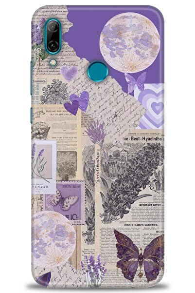 Rulet Aksesuar غطاء متوافق مع هاتف هواوي بي سمارت 2019 HD مطبوع - غطاء سيليكو...