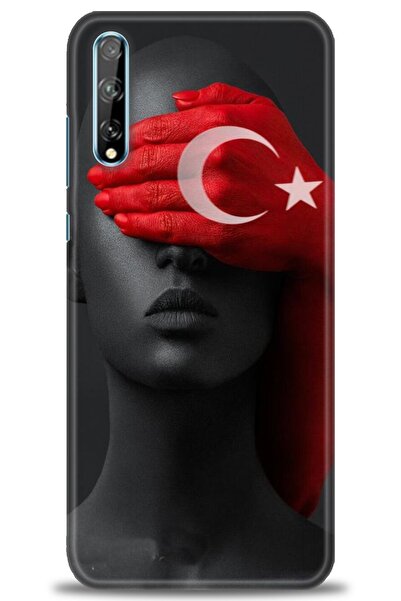 Rulet Aksesuar غطاء متوافق مع هاتف هواوي بي سمارت اس اتش دي مطبوع - غطاء سيلي...