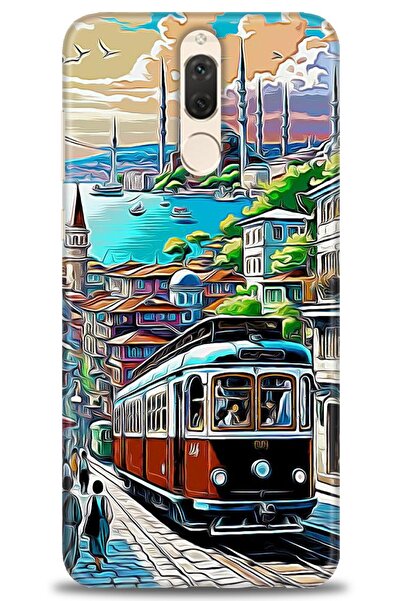 Rulet Aksesuar غطاء متوافق مع هاتف هواوي ميت 10 لايت HD مطبوع - غطاء سيليكون ...