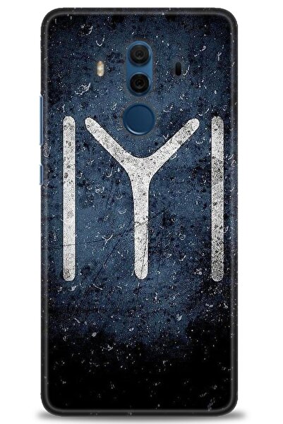 Rulet Aksesuar غطاء متوافق مع هاتف هواوي ميت 10 برو HD مطبوع - غطاء سيليكون م...