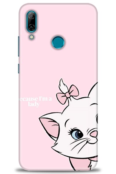 Rulet Aksesuar غطاء متوافق مع هاتف هواوي بي سمارت 2019 HD مطبوع - غطاء سيليكو...