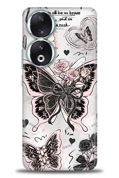 Rulet Aksesuar غطاء متوافق مع هاتف هواوي هونر مطبوع HD - غطاء سيليكون مصمم - 206