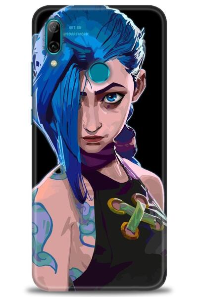 Rulet Aksesuar غطاء متوافق مع هاتف هواوي بي سمارت 2019 HD مطبوع - غطاء سيليكو...