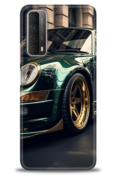 Rulet Aksesuar حافظة متوافقة مع هاتف هواوي بي سمارت 2021 HD مطبوع + واقي شاشة...