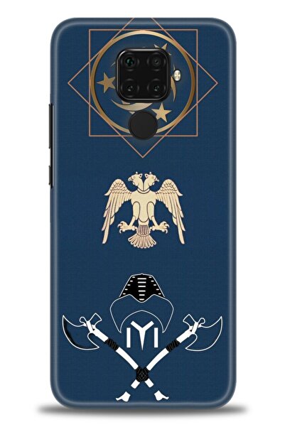 Rulet Aksesuar غطاء متوافق مع هاتف هواوي ميت 30 لايت HD مطبوع - غطاء سيليكون ...