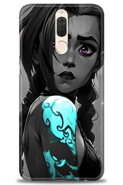 Rulet Aksesuar غطاء متوافق مع هاتف هواوي ميت 10 لايت HD مطبوع - غطاء سيليكون ...