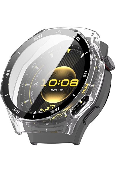 m.tk moveteck Huawei Watch Gt 6 Pro 46mm Compatible Case Case and Screen Protector Hard Pc Silicone 360 Full Protection Cover