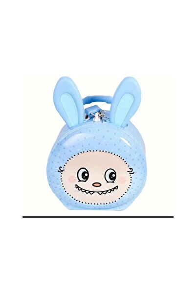 LABUBU Figürlü Metal Kumbara Sevimli Tasarımı | Özel Kilitli Kawaii Para Kutusu