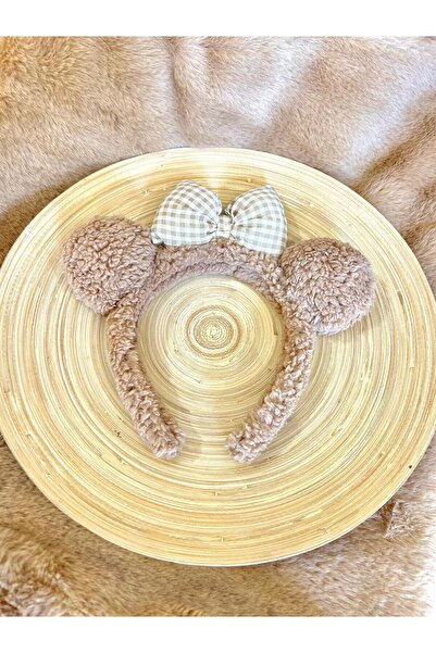 Ugly Duck CORONĂ DE PLUȘ CU PĂRĂ ȘI URECHI Bej