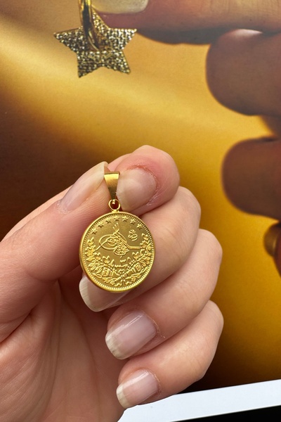 UKBA GOLD 8 Ayar Altın Tuğra Kolye Ucu