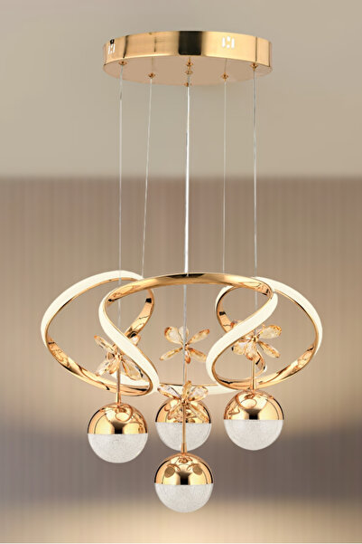 RONİSU AYDINLATMA Lumo Sarkıt Led Avize - Oturma Odası, Salon, Mutfak Uyumlu Şık Avize