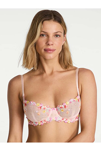 Victoria's Secret Wicked Bloom İşlemeli Desteksiz Balkonet Sütyen