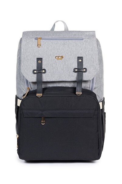 Necati Çanta Mother Baby Backpack – Multi-Compartment, Thermal Insulated, Waterproof Fabric