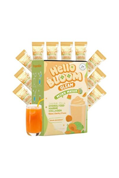 hello bloom Gleam Milky Melon Collagen Drink