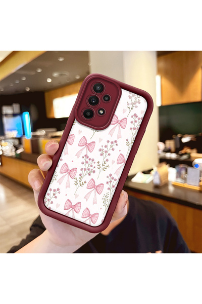 Hontinga حافظة هاتف ملونة أنيقة من مادة السيليكون المتوافقة مع هاتف سامسونج ج...