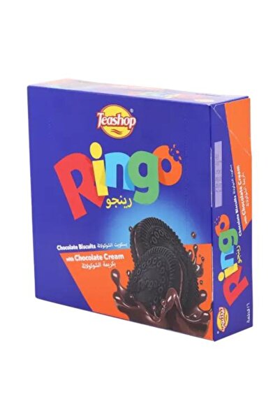 TeaShop رينغو – بسكويت شوكولاتة محشو بكريمة الشوكولاتة – 16 قطعة